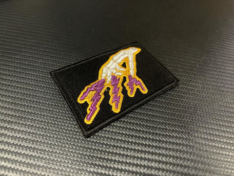 Purple Haze Hand of God Embroidered Patch