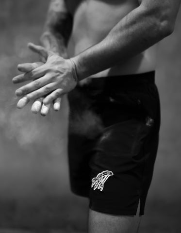 Hand of God Workout Shorts